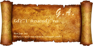 Gál Azucséna névjegykártya