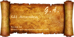 Gál Azucséna névjegykártya